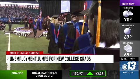 NOT GOOD: Unemployment Rate For Recent College Grads Rises Above 12%