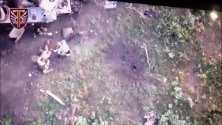 💣 Ukraine Russia War | Russian Soldier Hit by Drone-Dropped Grenade Defending Ukrainian Assaul | RCF