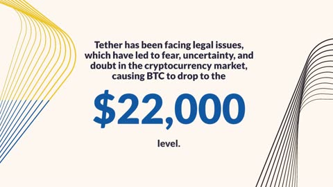 Bitcoin Price Prediction as Tether Fear Uncertainty and Doubt Sends BTC to $22,000 Level