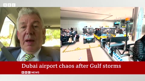 Dubai airport chaos after Gulf storms | BBC News
