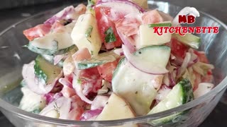 I ate this salad every day for dinner and lost 5 kg in 1 week!!! WITHOUT DIET!! Easy and delicious!