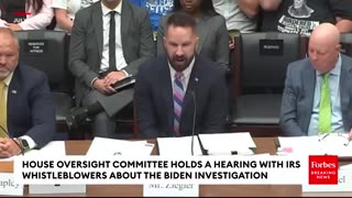 IRS 'Whistleblower X' Joseph Ziegler Breaks Down Shocking Claims About Hunter Biden's Income 7-19-23