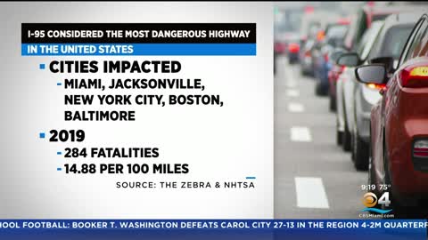 I-95 Named Most Dangerous Highway In The U.S.