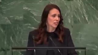 Transpicious Former New Zealand Crime Minister Jabcinda Ardern says free speech is a weapon of war