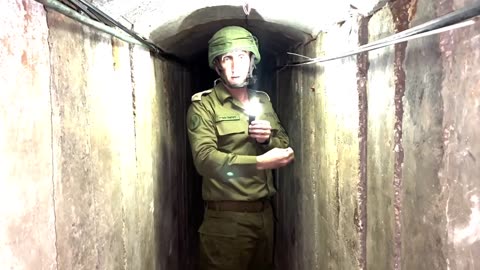HAMAS Tunnel network under SHIFA HOSPITAL in Gaza