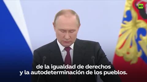 Vladimir Putin: "Oggi abbiamo firmato i trattati di ammissione di Donetsk, Luhansk, Kherson e Zaporozhie in Russia".firmato al Cremlino il trattato di incorporazione di questi territori alla Russia.