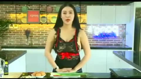 sexy girl cooking