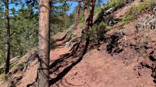 Central Oregon – Paulina Lake “Grand Loop” – Red Clay Section of Trail – 4K