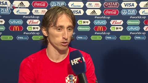 Luka Modrić se rasplakao poslije poraza od Francuske (Hrvatska - Francuska 2:4, finale SP)