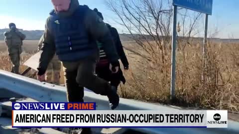 Exclusive ABC News video shows American freed from Russia ABCNL