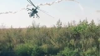 🚁 Ukraine Mi-24P Gunship Attack | Hydra-70 Rockets in Action | RCF