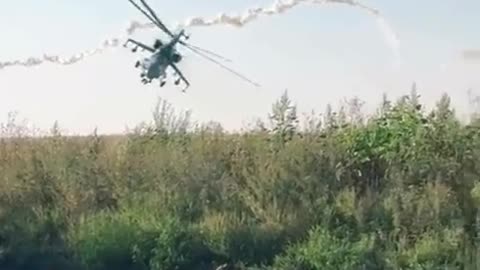 🚁 Ukraine Mi-24P Gunship Attack | Hydra-70 Rockets in Action | RCF