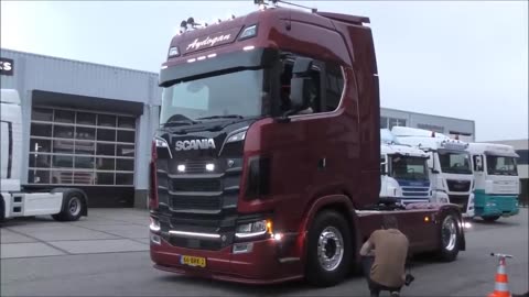 FIRST SCANIA 770S NextGeneration V8 with Exhaust system [ONBOARD]