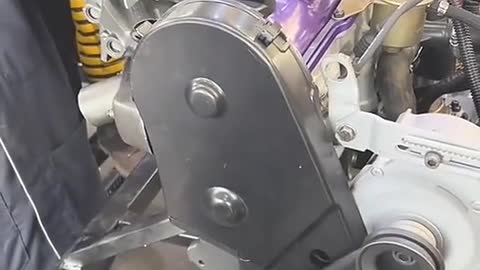 Engine running