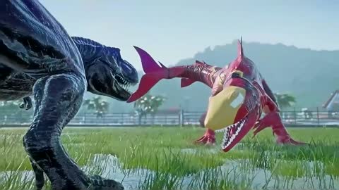 IRONMAN KING SHARK VS SPIDERMAN ALLOSAURUS, CAPTAIN AMERICA GIGANATO, FLASH SPINOSAURUS Dino Fight