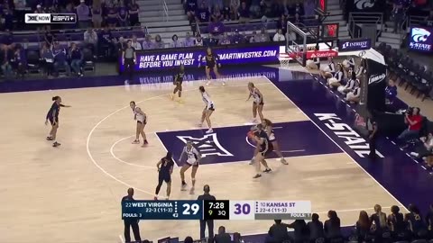March Madness Yokie50 STEALS & SCORES! Kansas State ON FIRE! #NCAAWBB