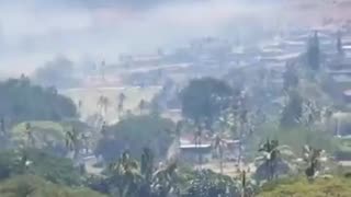Hawaii - Another fire Forces Evacuations near Lahaina in Ka’anapali West Maui