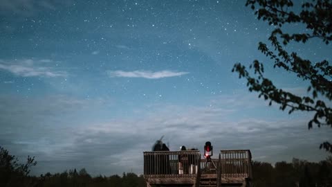 In a View Deck starry Night