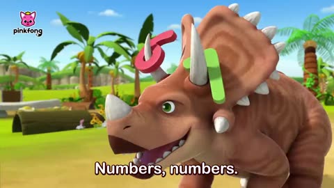 Let's Count with Dinosaurs - Dinosaur Cartoon -