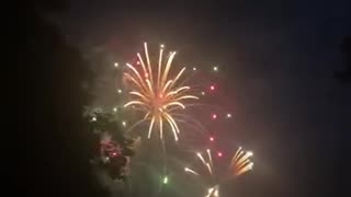 July 4, 2020 - Fireworks in Brownsburg, Indiana