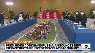 President Biden condemns Russia at G20 summit in Bali