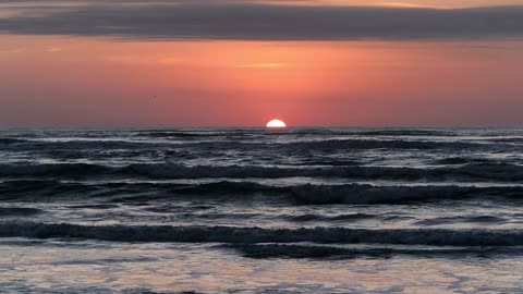A Padre Island national seashore sunrise 2023.