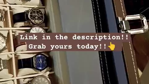 Awesome watch organiser!!