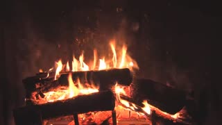 Fireplace Relaxing Video 3 Hours.