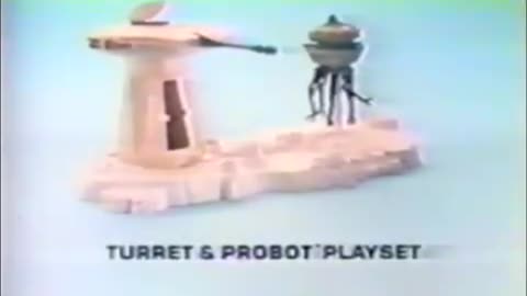 Star Wars 1980 TV Vintage Toy Commercial - Empire Strikes Back Turret & Probot Playset
