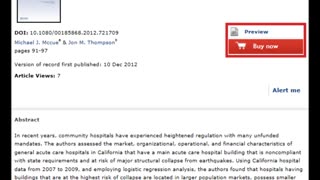 Hospital Compliance with California's Earthquake Safety Law