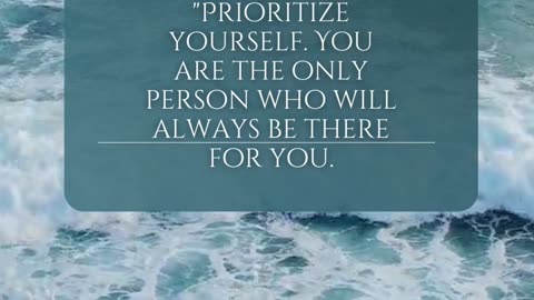 Prioritize Yourself: A Reminder for Self-Care and Well-being