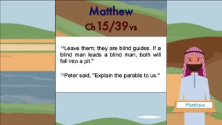 Matthew Chapter 15 (Can the things that come out of your mouth defile you?)
