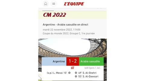 Argentine - Arabie Saoudite ( 1 - 2 ) _ 🔥 All Goals - Match Summary - Resumé des buts ! Qatar 2022