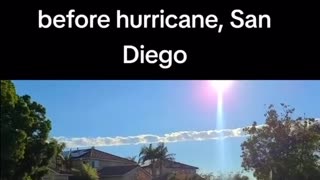 STRANGE CLOUDS SPOTTED IN SAN DIEGO BEFORE THE ARRIVAL OF HURRICANE HILARY