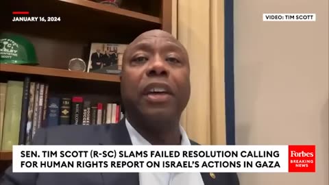 Tim Scott Rips 'Disgusting' Israel-Focused Resolution From Bernie Sanders