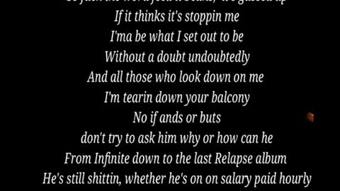 Eminem - NOT AFRAID LYRICS [HD].