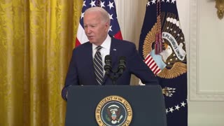 Biden imagines that "the US invented a way to cure people from cancer