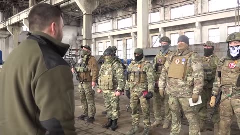 Some Wagner fighters are awarded in the DPR