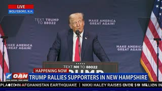 Donald Trump speaks in NH 10/9/2023: Iran