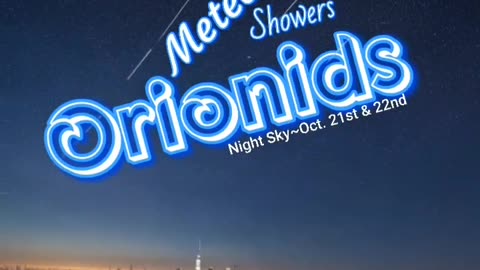 A "LIGHT SHOW" Orionid Meteors Shower the Night Sky, sets off streaks of FIREBALL Trails FAST BRIGHT