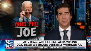 Dems Impeached Trump For What Biden Is Currently Doing: Watters