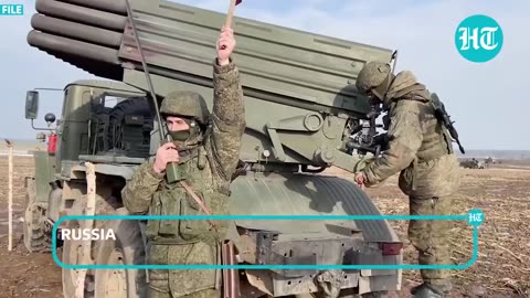 Putin Roars As Russia's Fiery Rocket Artillery Wipes Out Ukrainian Positions in Kupyansk | Watch