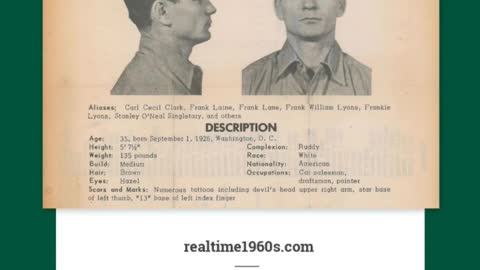 June 15, 1962 - Escape from Alcatraz