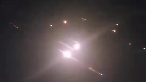 Israeli arrow 3 air defense missiles in action After attack from Iranian Missiles.