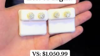 Natural VS & Natural SI Diamond Earrings