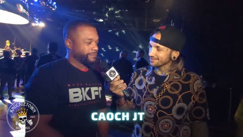 Exclusive Interview with Coach JT from Teknique Boxing at Bare Knuckle Event BKFC 53
