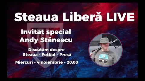 Steaua Liberă Live - Ep. 168 - Interviu cu Andy Stănescu - 04.11.2020