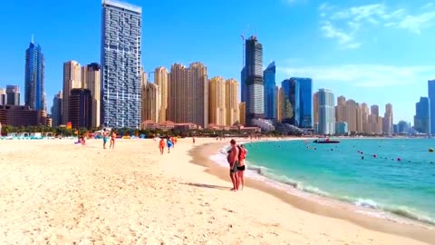 Dubai Best Jumeirah Beach JBR Walking Tour UAE