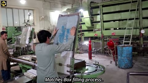 Local Manufacturing. How Matches STICKS are Made inside Huge Factory with Amazing Production