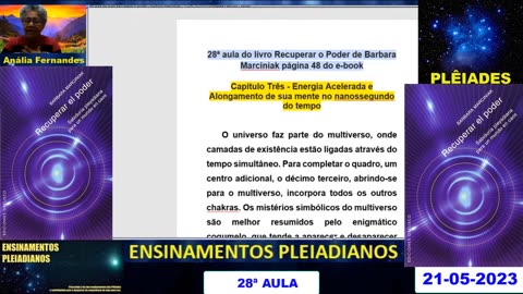 28ª Aula do Livro "Recuperar O Poder" Barbara Marciniak 21-05-2023. (H.Q.)
